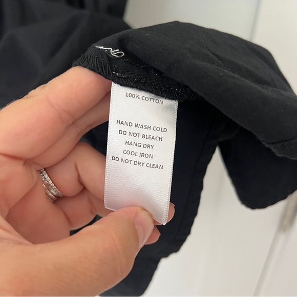 Mod Ref Black Cotton Shirred Dress - Picture 5 of 10